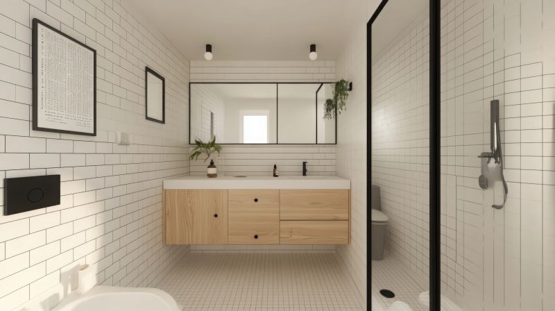 Floating Vanities and Open Shelving
